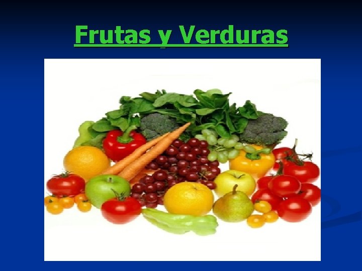 Frutas y Verduras 