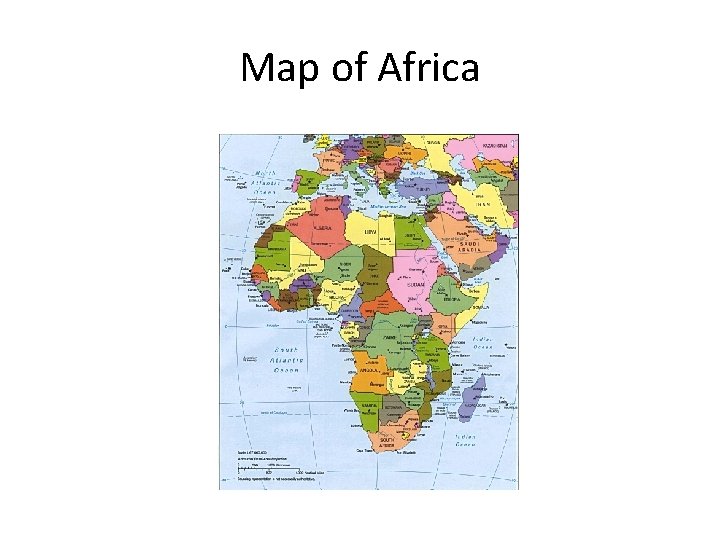 Map of Africa 