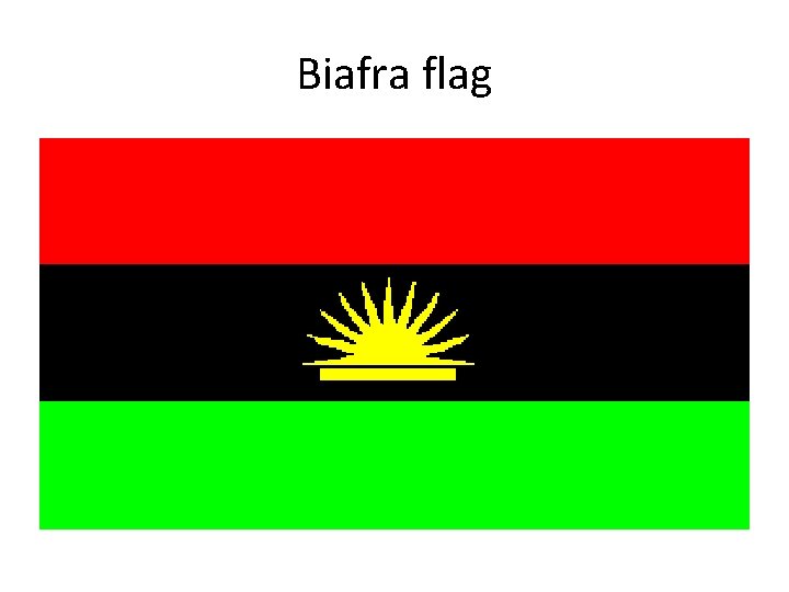 Biafra flag 