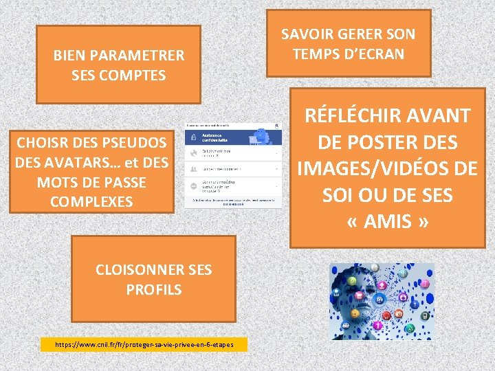 BIEN PARAMETRER SES COMPTES CHOISR DES PSEUDOS DES AVATARS… et DES MOTS DE PASSE