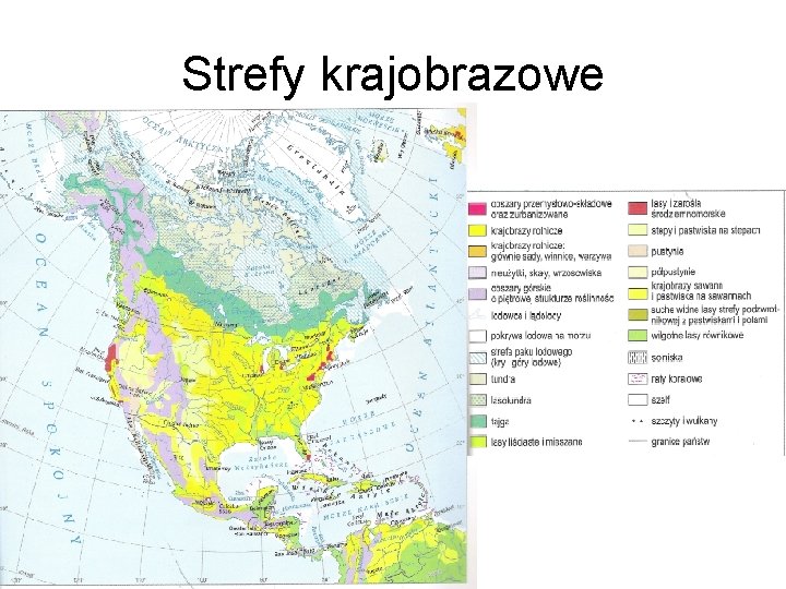 Strefy krajobrazowe 