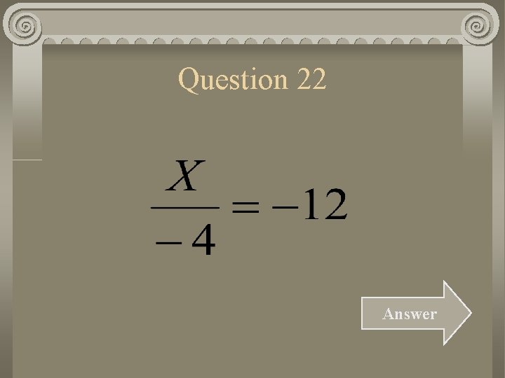 Question 22 Answer 