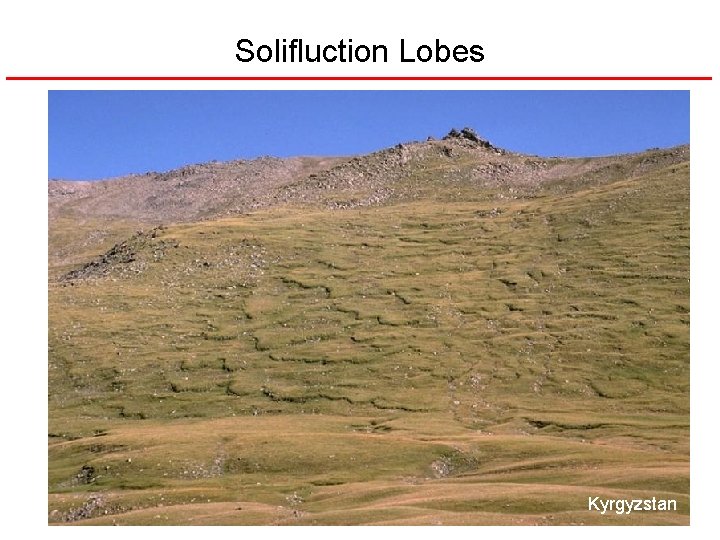 Solifluction Lobes Kyrgyzstan 