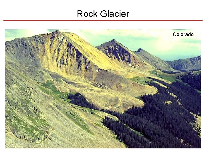 Rock Glacier Colorado 