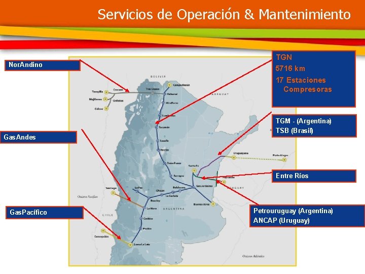 Servicios de Operación & Mantenimiento Nor. Andino TGN 5716 km 17 Estaciones Compresoras TGM