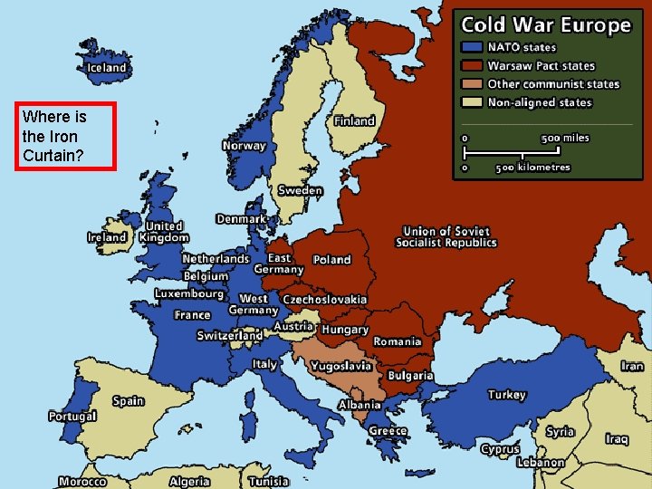 Europe After WWII: Soviet aims Democracy and capitalism as 1. Communism under the USSR