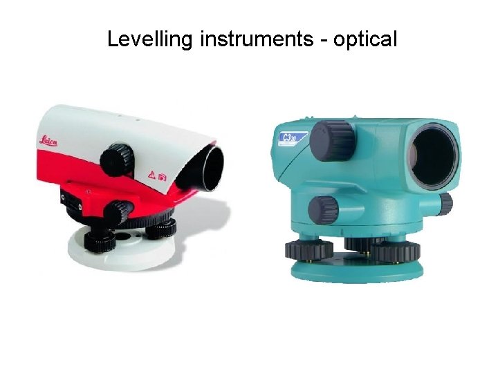 Levelling instruments - optical 