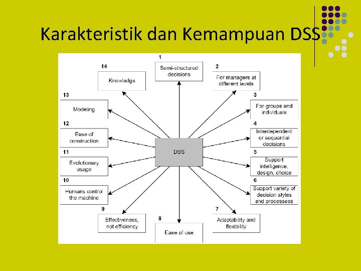 Karakteristik dan Kemampuan DSS 