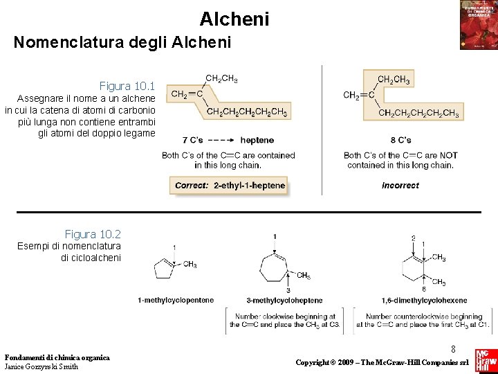 Alcheni Nomenclatura degli Alcheni Figura 10. 1 Assegnare il nome a un alchene in