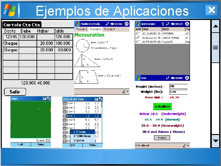 Ejemplos de Aplicaciones 