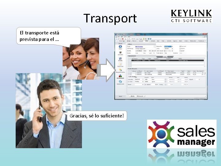 Transport El transporte está prevista para el … Gracias, sé lo suficiente! 