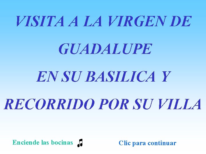 VISITA A LA VIRGEN DE GUADALUPE EN SU BASILICA Y RECORRIDO POR SU VILLA