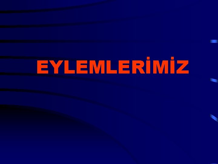 EYLEMLERİMİZ 