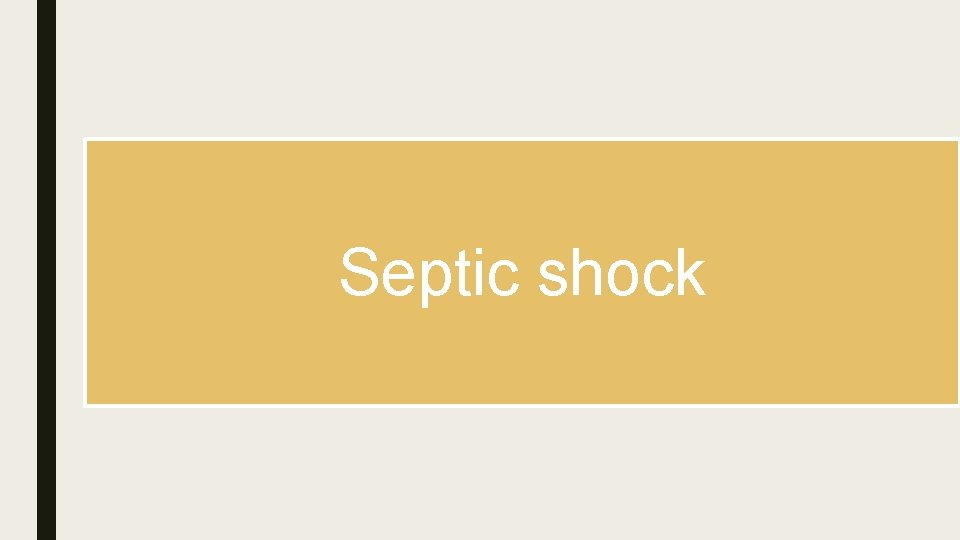 Septic shock 