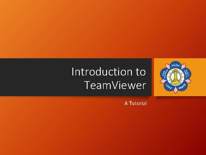 Introduction to Team. Viewer A Tutorial 
