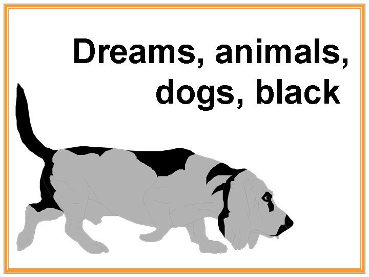  Dreams, animals, dogs, black 