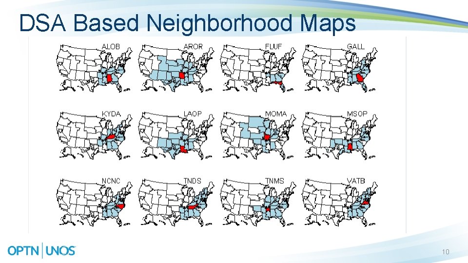 DSA Based Neighborhood Maps 10 