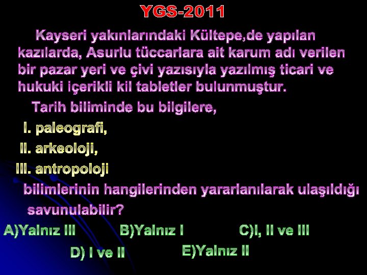 YGS-2011 