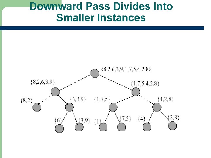 Downward Pass Divides Into Smaller Instances 