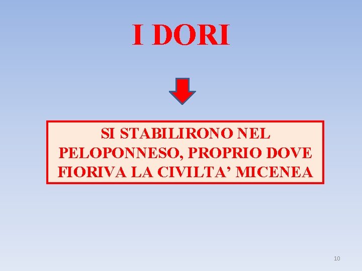 I DORI SI STABILIRONO NEL PELOPONNESO, PROPRIO DOVE FIORIVA LA CIVILTA’ MICENEA 10 