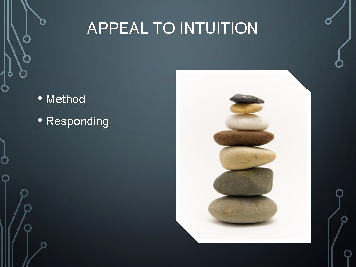 APPEAL TO INTUITION • Method • Responding 