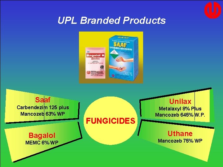 UPL Branded Products Saaf Carbendezim 125 plus Mancozeb 63% WP Bagalol MEMC 6% WP UPL Branded Products Saaf Carbendezim 125 plus Mancozeb 63% WP Bagalol MEMC 6% WP