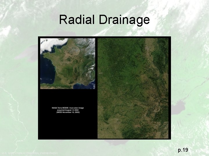 Radial Drainage p. 19 