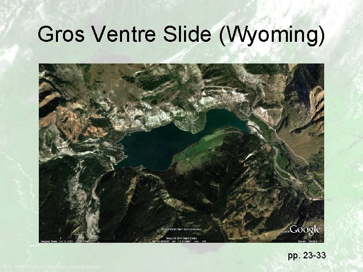 Gros Ventre Slide (Wyoming) pp. 23 -33 