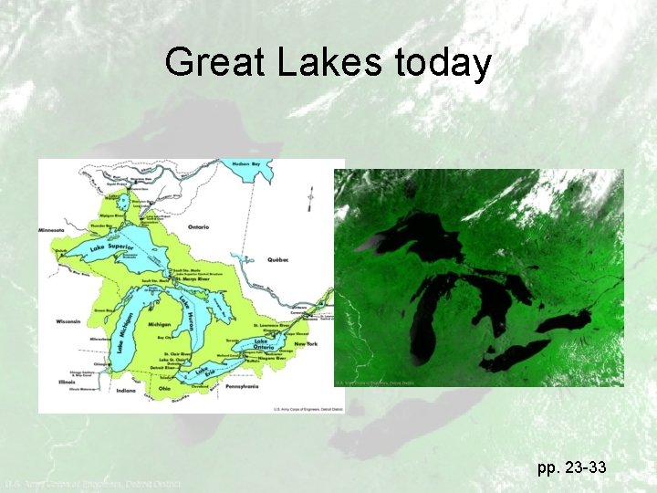 Great Lakes today pp. 23 -33 