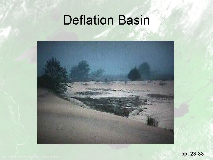 Deflation Basin pp. 23 -33 