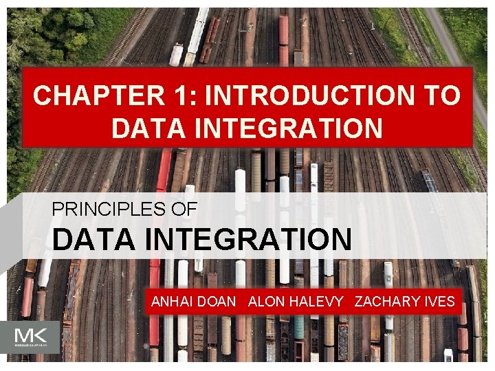 CHAPTER 1: INTRODUCTION TO DATA INTEGRATION PRINCIPLES OF DATA INTEGRATION ANHAI DOAN ALON HALEVY