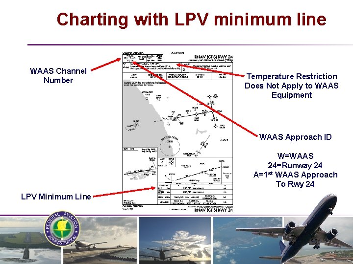 Charting with LPV minimum line WAAS Channel Number Temperature Restriction Does Not Apply to