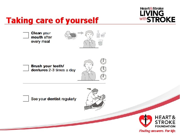 Taking care of yourself 