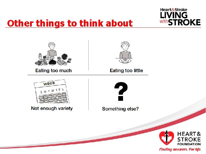 Other things to think about 