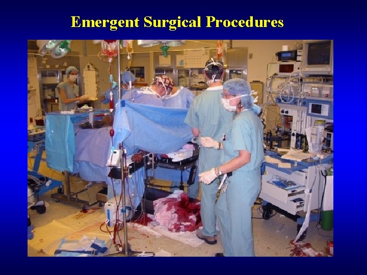 Emergent Surgical Procedures 