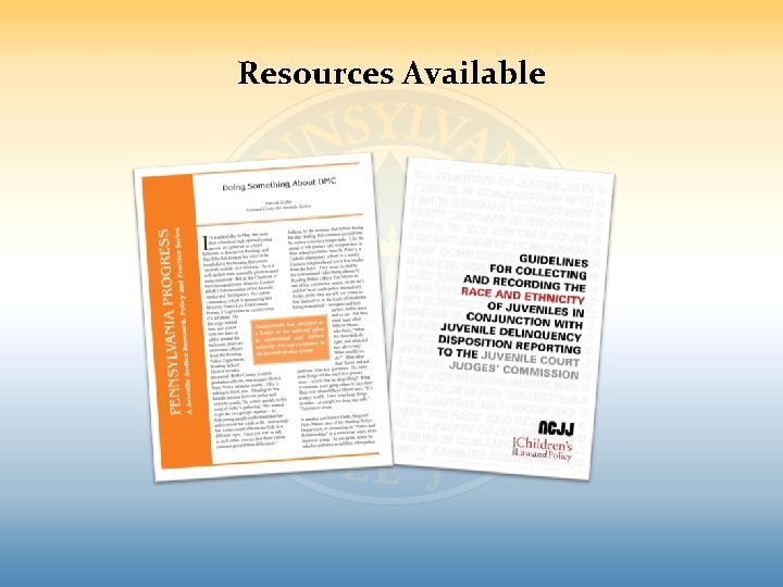 Resources Available Resources Available