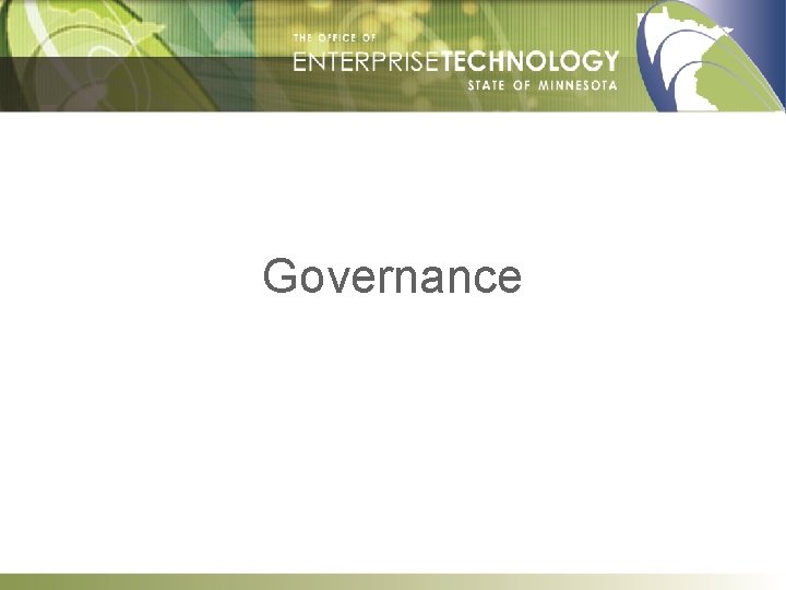 Governance Governance