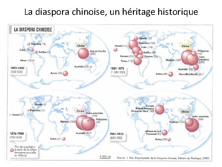 La diaspora chinoise, un héritage historique La diaspora chinoise, un héritage historique