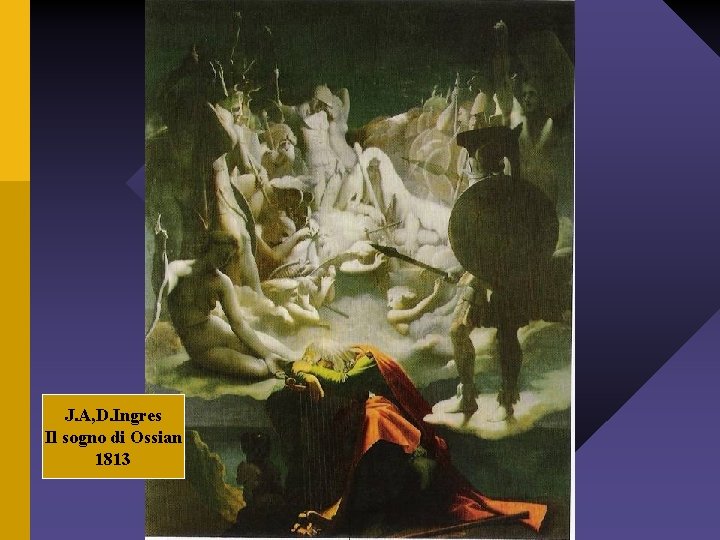 J. A, D. Ingres Il sogno di Ossian 1813 