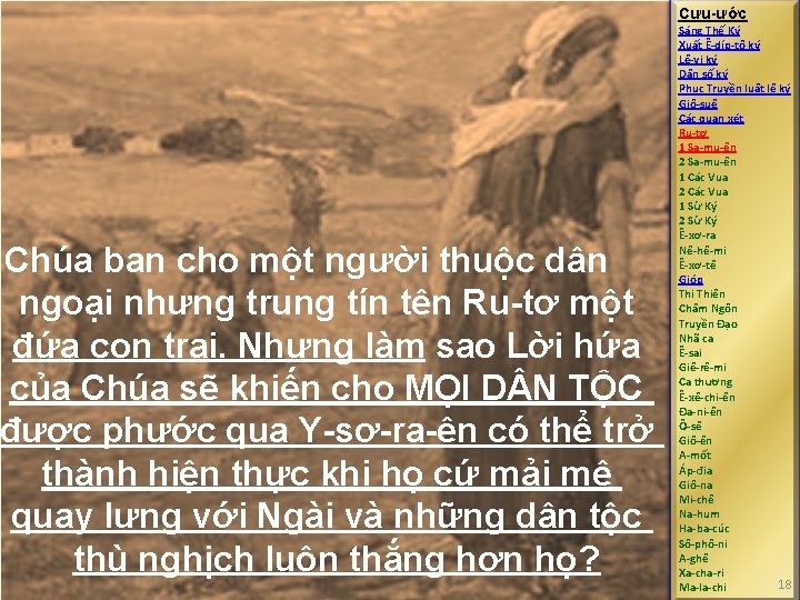 Chúa ban cho một người thuộc dân ngoại nhưng trung tín tên Ru-tơ một