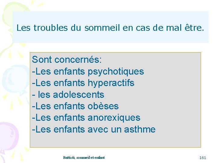 Approche Du Dveloppement Psychomoteur Chez Lenfant Oreste Battisti