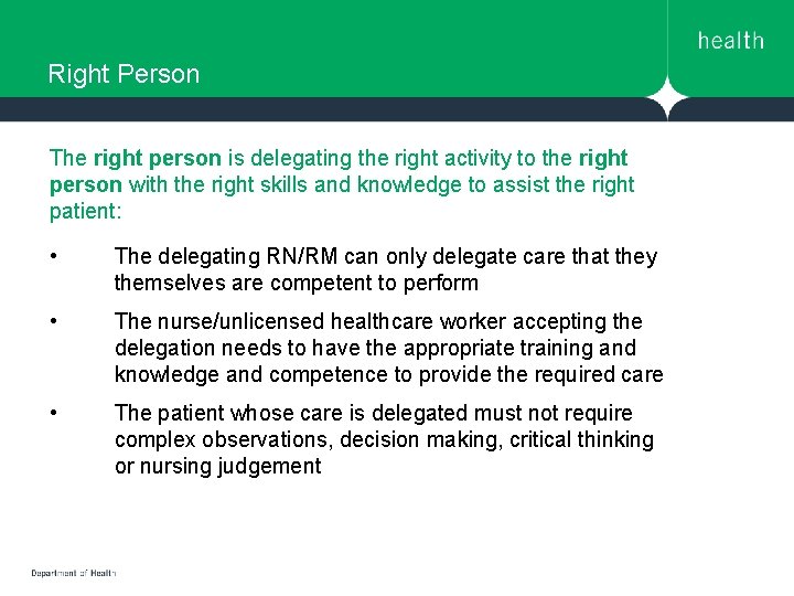 Right Person The right person is delegating the right activity to the right person Right Person The right person is delegating the right activity to the right person