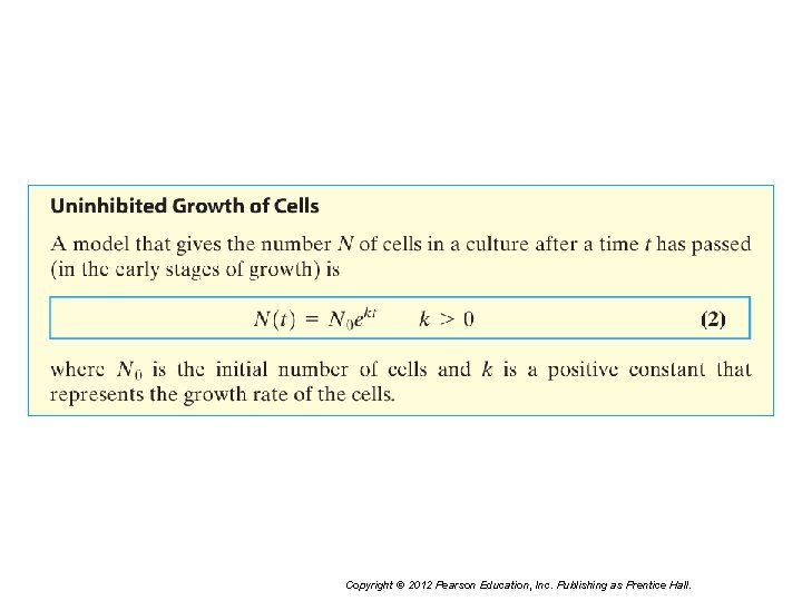 Copyright © 2012 Pearson Education, Inc. Publishing as Prentice Hall. 