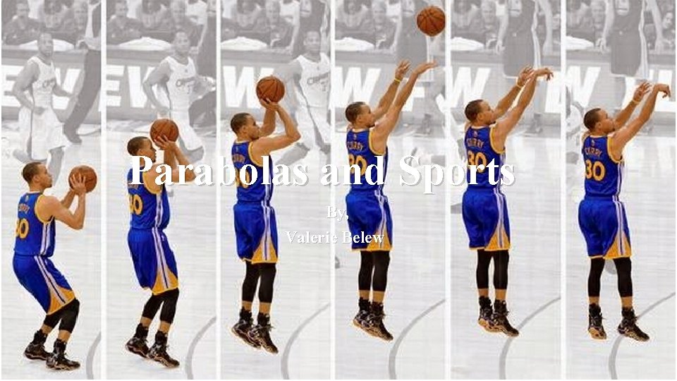 Parabolas and Sports By, Valerie Belew 