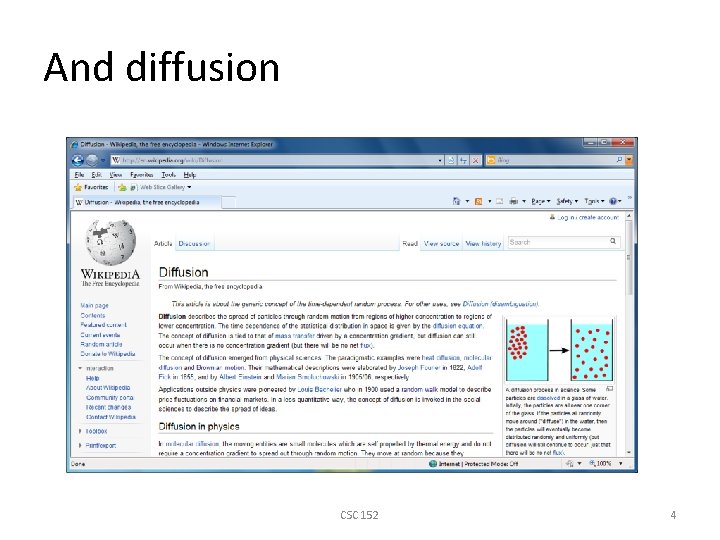 And diffusion CSC 152 4 