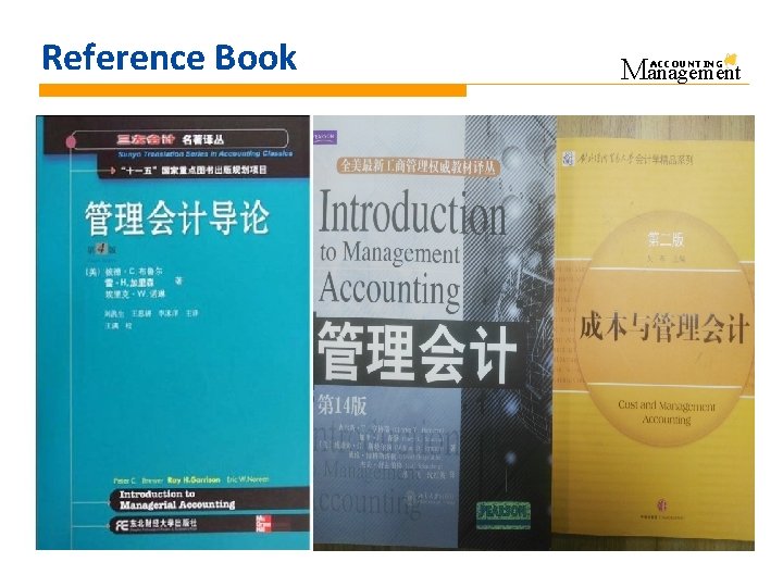 Reference Book Management ACCOUNTING 