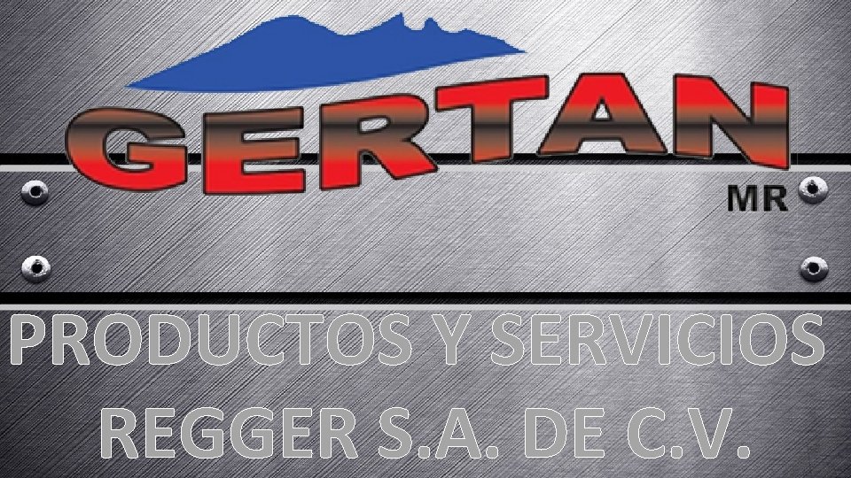 PRODUCTOS Y SERVICIOS REGGER S. A. DE C. V. PRODUCTOS Y SERVICIOS REGGER S. A. DE C. V.