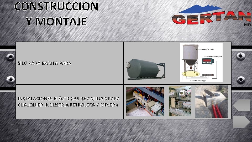 CONSTRUCCION Y MONTAJE SILO PARA BARITA PARA INSTALACIONES ELÉCTRICAS DE CALIDAD PARA CUALQUIER INDUSTRIA CONSTRUCCION Y MONTAJE SILO PARA BARITA PARA INSTALACIONES ELÉCTRICAS DE CALIDAD PARA CUALQUIER INDUSTRIA