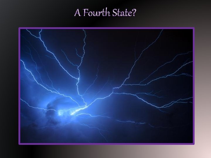 A Fourth State? A Fourth State?