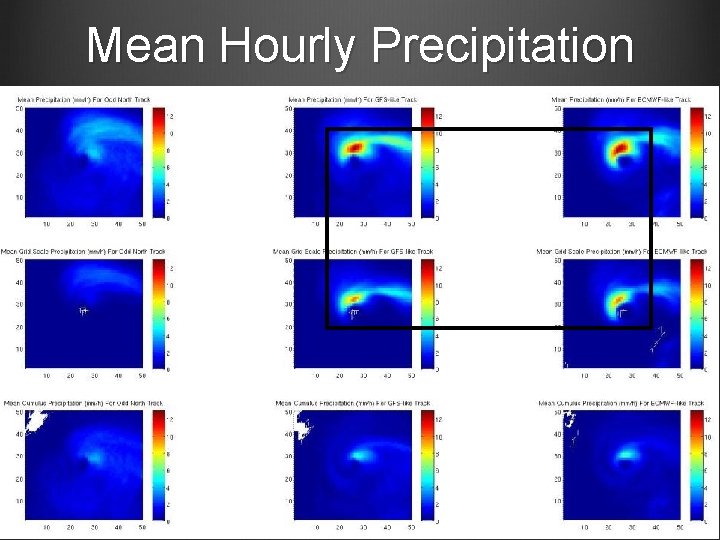 Mean Hourly Precipitation Mean Hourly Precipitation